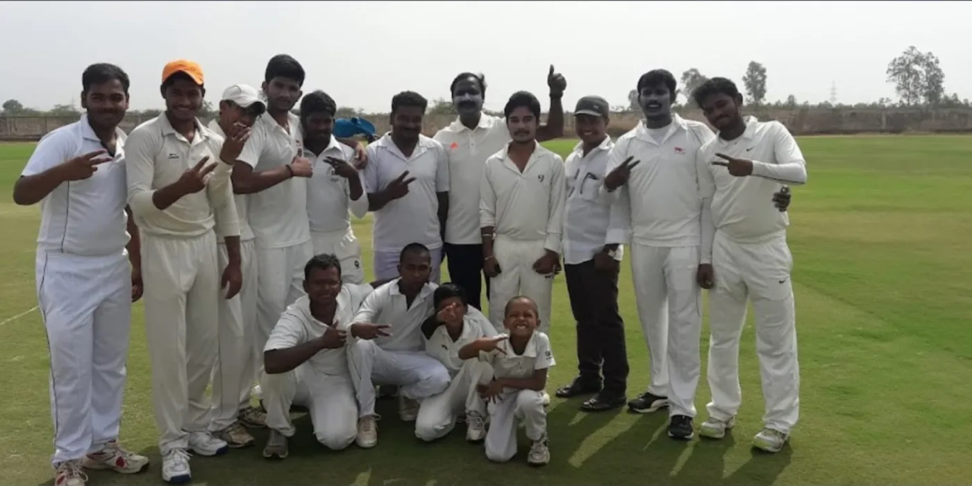 Cricket team group photo at Standard Cricket Academy