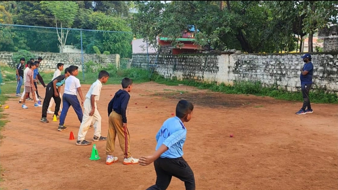 Fielding practice