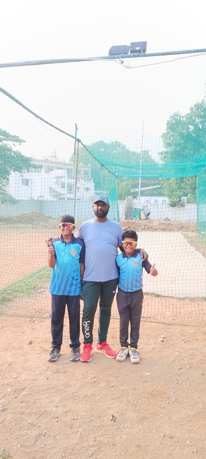 Cricket academy moment